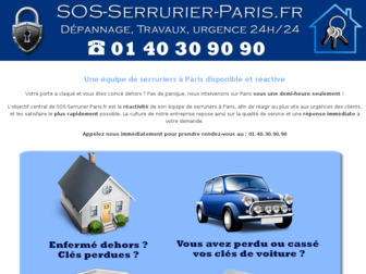 sos-serrurier-paris.fr website preview