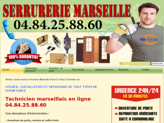 serruriermarseille.fr website preview