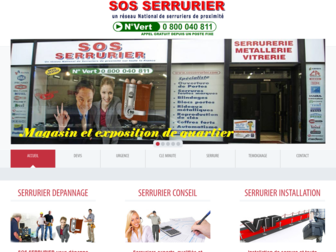 sosserrurier.pro website preview