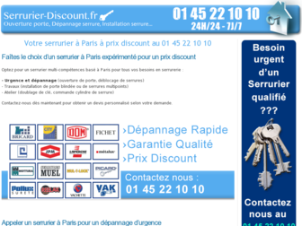 serrurier-discount.fr website preview
