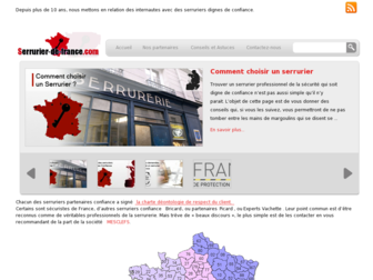 serrurier-de-france.com website preview