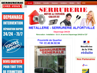 serrurier-alfortville.fr website preview