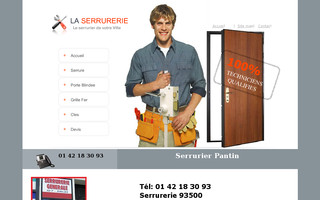 serrurierpantin.org website preview