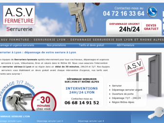 asvp-serrurier-lyon.fr website preview