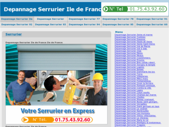 depannageserrurier.org website preview