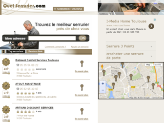toulouse.quel-serrurier.com website preview