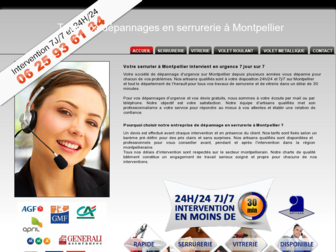 sos-serrurier-vitrier-montpellier.com website preview