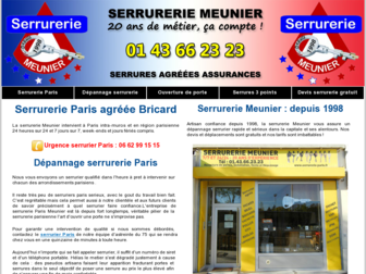 serrurerie-paris.fr website preview