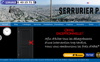 monserrurierparis.com website preview