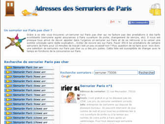 serrurierparis0.com website preview