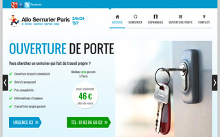 serrurier-pascher-paris.fr website preview