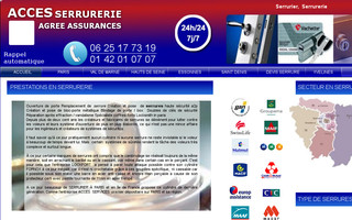 acces-serrurerie.fr website preview