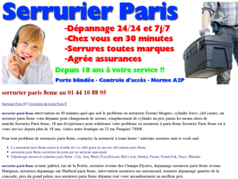 serrurier-paris-8eme.fr website preview