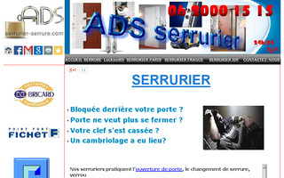 serrurier-serrure.com website preview