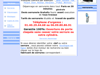 serrurier-serrurerie.com website preview