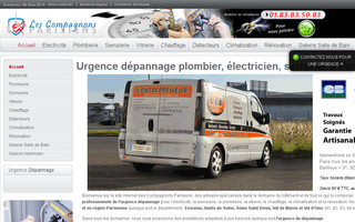 lescompagnonsparisiens.fr website preview