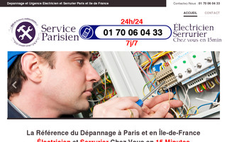 serviceparisien.fr website preview