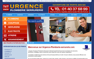 urgence-plomberie-serrurerie.com website preview