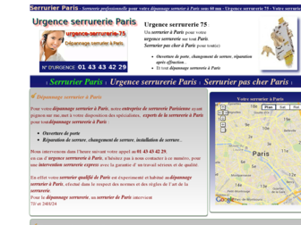 urgence-serrurerie.com website preview