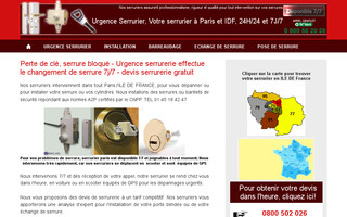 urgence-serrurier.net website preview