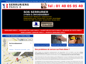 serruriers-paris-8.fr website preview