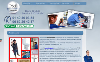 urgence-plombier-electricien.fr website preview