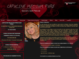 capucinemediumpure.com website preview
