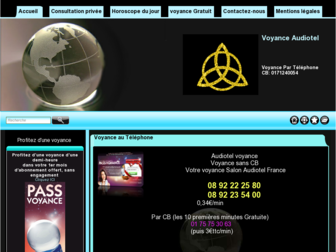 voyanceaudiotel95.com website preview