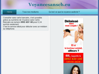 voyancesanscb.eu website preview