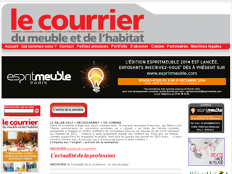 courrierdumeuble.fr website preview