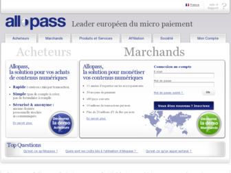 allopass.com website preview