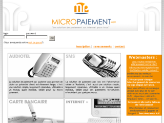 micropaiement.com website preview