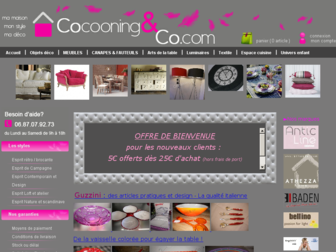 cocooning-and-co.com website preview