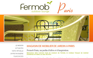 paris.fermob.com website preview