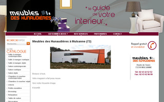 meublesdeshunaudieres.com website preview