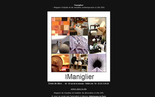 maniglier.fr website preview