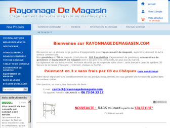 rayonnagedemagasin.com website preview