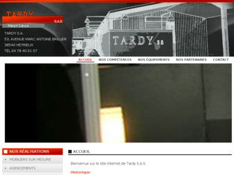 fabrication-mobilier-tardy.com website preview