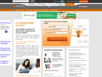 emploi-public.publidia.fr website preview