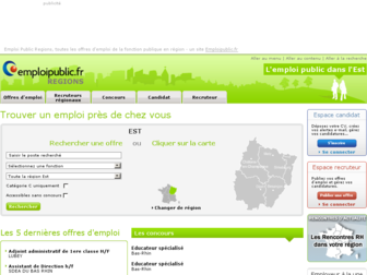 est.emploipublic.fr website preview