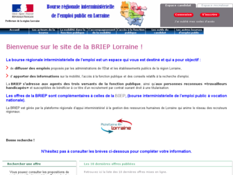 lorraine.biep.fonction-publique.gouv.fr website preview