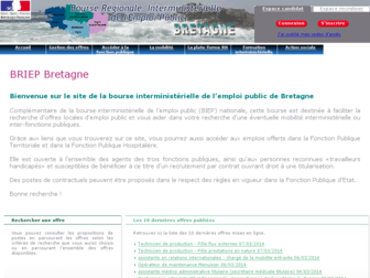 bretagne.biep.fonction-publique.gouv.fr website preview