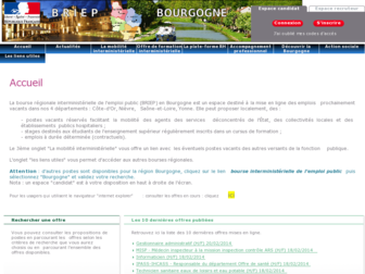 bourgogne.biep.fonction-publique.gouv.fr website preview