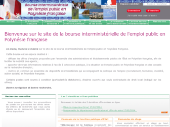 polynesie-francaise.biep.fonction-publique.gouv.fr website preview