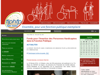 fiphfp.fr website preview