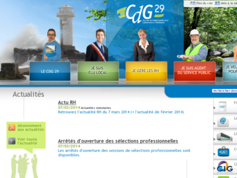 cdg29.fr website preview