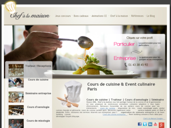 chefalamaison.fr website preview