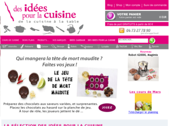 desideespourlacuisine.com website preview