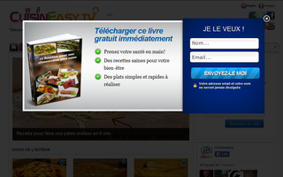 cuisineasy.tv website preview