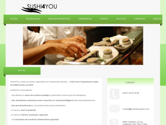 sushi4youparis.com website preview